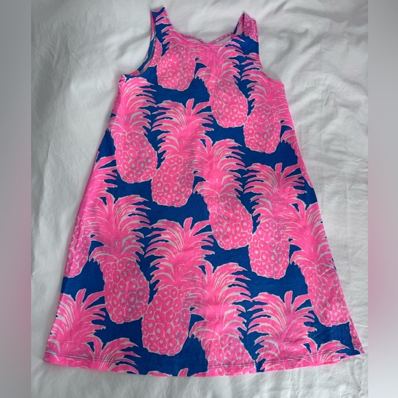 Lilly Pulitzer Kristen Swing Dress SZ S Blue Haven Little Flamenco - Picture 5 of 13
